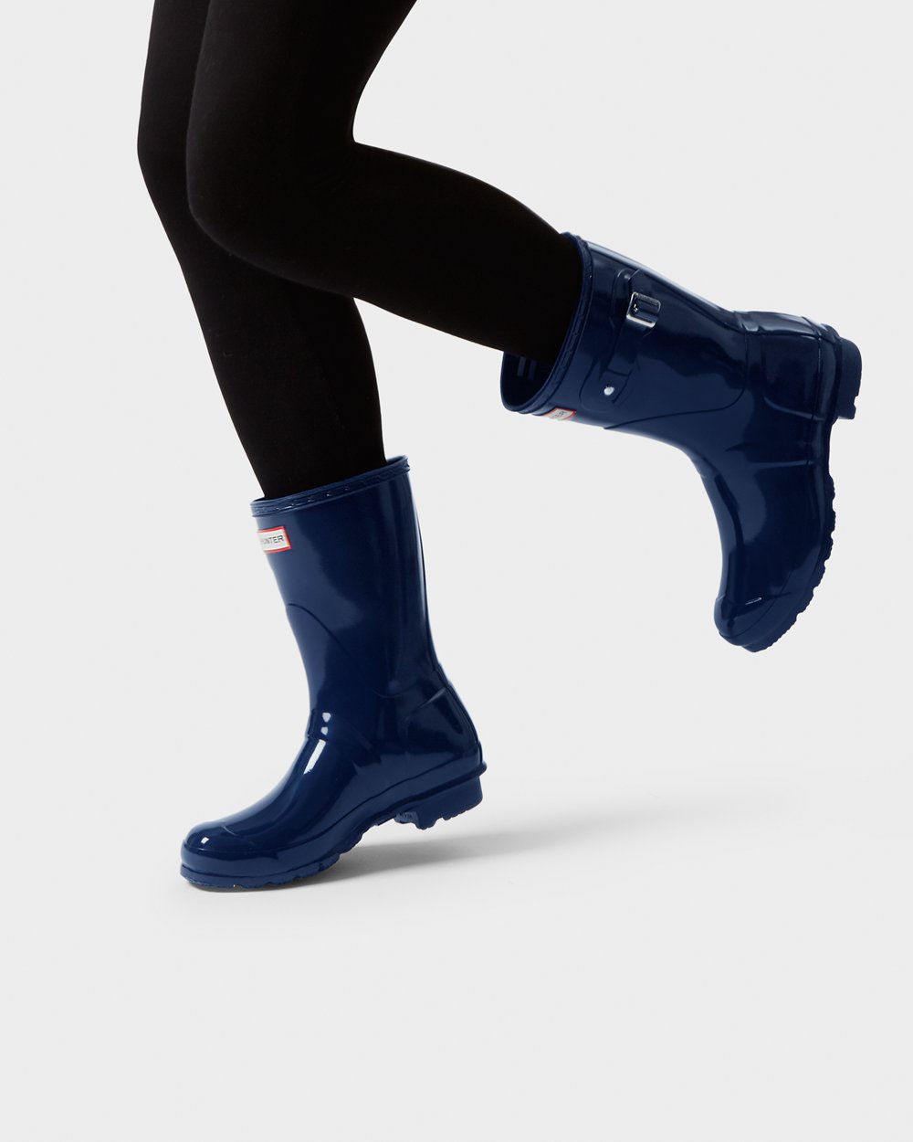 Hunter Mujer Original Gloss - Botas de Lluvia Azul Marino - 563-FPTUVD